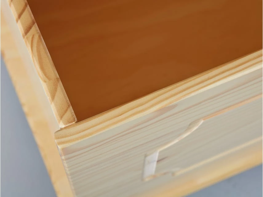 Bestes Angebot 💯 Vivre Massivholztruhe Emel farblos lackiert in braun 😉 – Bild 5