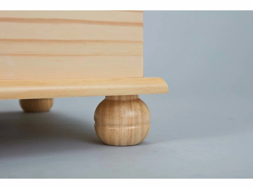 Bestes Angebot 💯 Vivre Massivholztruhe Emel farblos lackiert in braun 😉 – Bild 6