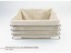 Auslauf 👏 Justinus Brotkorb eckig Life Style in beige 😀