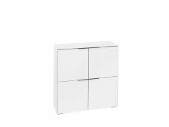 Aktion 👍 Highboard Vito Condo - 111,8 /37,2 /113,6 cm in weiß 😍