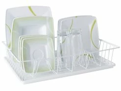 Angebote 😀 Germatex Geschirrabtropftasse in weiß 👍