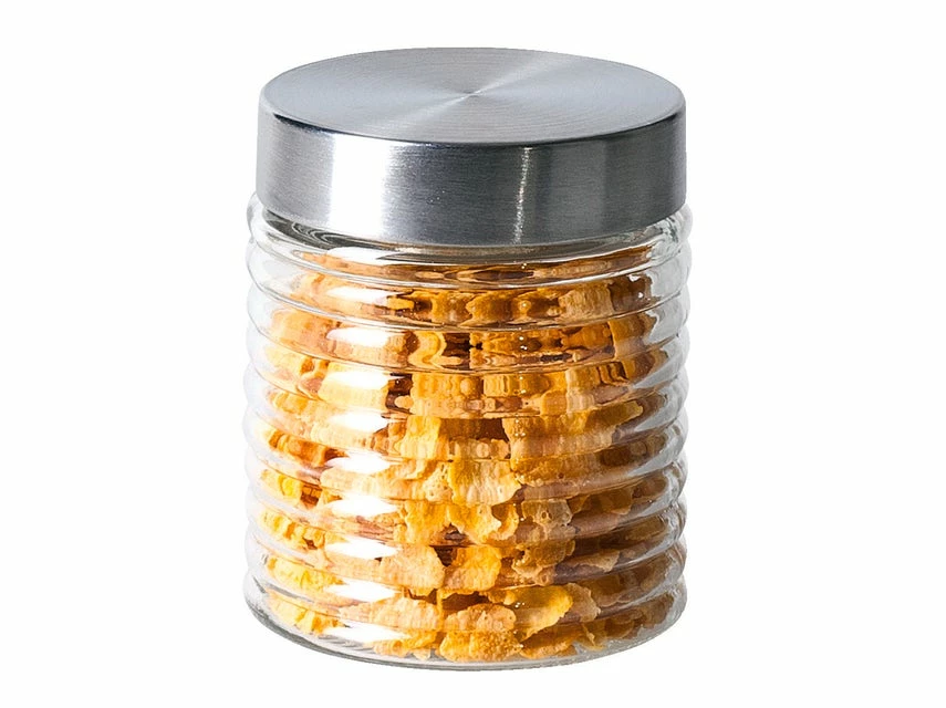 Besorgen 🤩 Kitchen Basics Vorratsglas gerillt 10 x 12,5 cm in transparent ❤️ – Bild 2