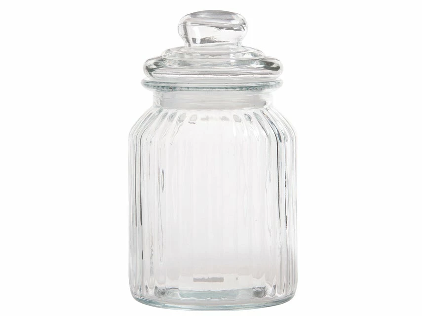 Billig ✔️ Kitchen Basics Vorratsglas retro 10,5 x 18,5 cm in transparent 😉