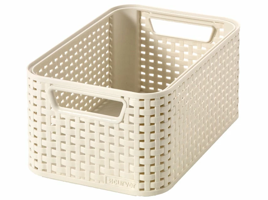Bestes Angebot 🌟 Curver Aufbewahrungsbox Rattan Style in beige 👍