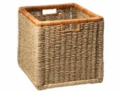 Am billigsten 🎁 Regalkorb Seegras in braun 🎉