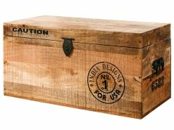 Am billigsten 🎁 The Lodge Truhe Iron in braun ✨