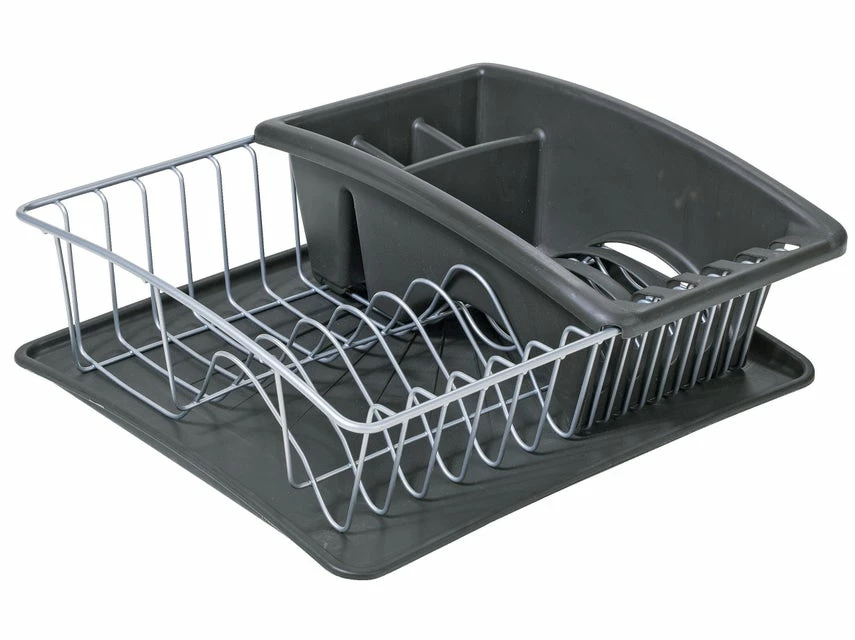 Budget 🤩 Metaltex Aquatex Plus Geschirrabtropftasse in silberfarben 🛒