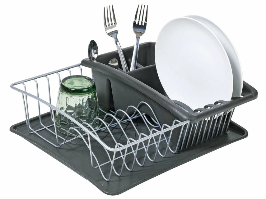 Budget 🤩 Metaltex Aquatex Plus Geschirrabtropftasse in silberfarben 🛒 – Bild 2