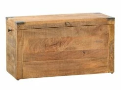 Beste Bewertungen von 🎉 The Lodge Truhe Vito Curl - 90/50/40 cm in braun ✨