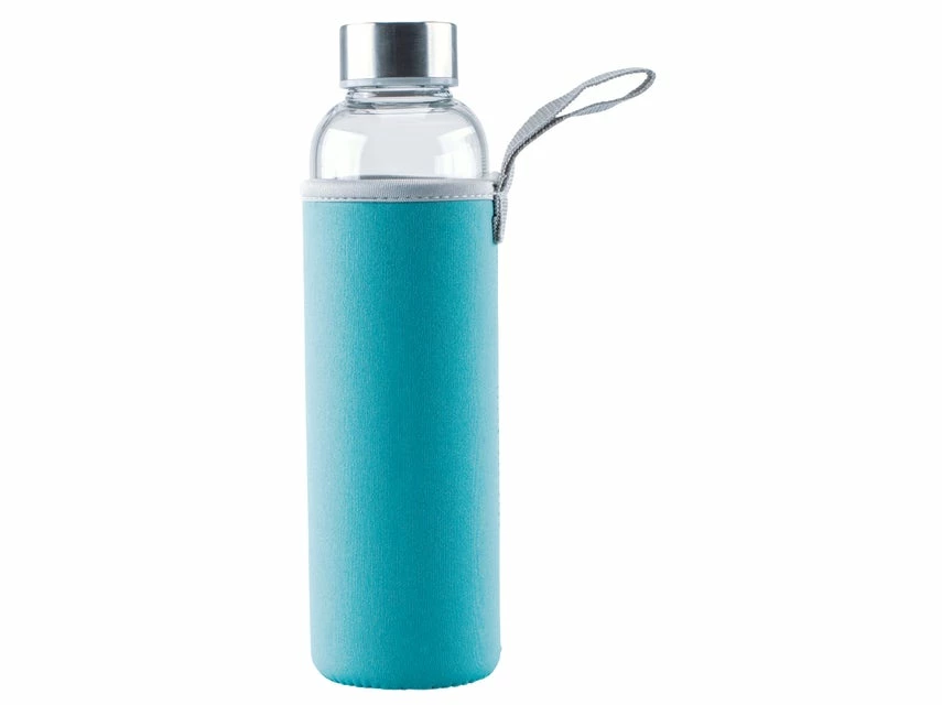 Coupon ❤️ Steuber Trinkflasche Glas mit Tasche in pink 🤩