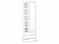 Beste Bewertungen von 🎉 Schmuckschrank Chloe - 56/40/153 cm in weiß 🤩