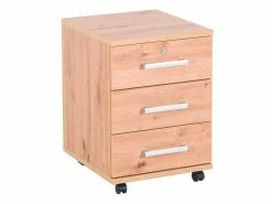 Bestes Angebot 🧨 Vivre Rollcontainer Genf - 43/60/48 cm in braun 👏