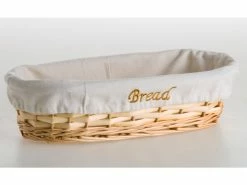 Blitzangebot 😉 Brotkorb Weide mit Stoffeinsatz in braun 😉