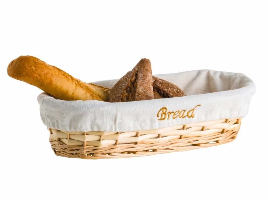 Blitzangebot 😉 Brotkorb Weide mit Stoffeinsatz in braun 😉 – Bild 2