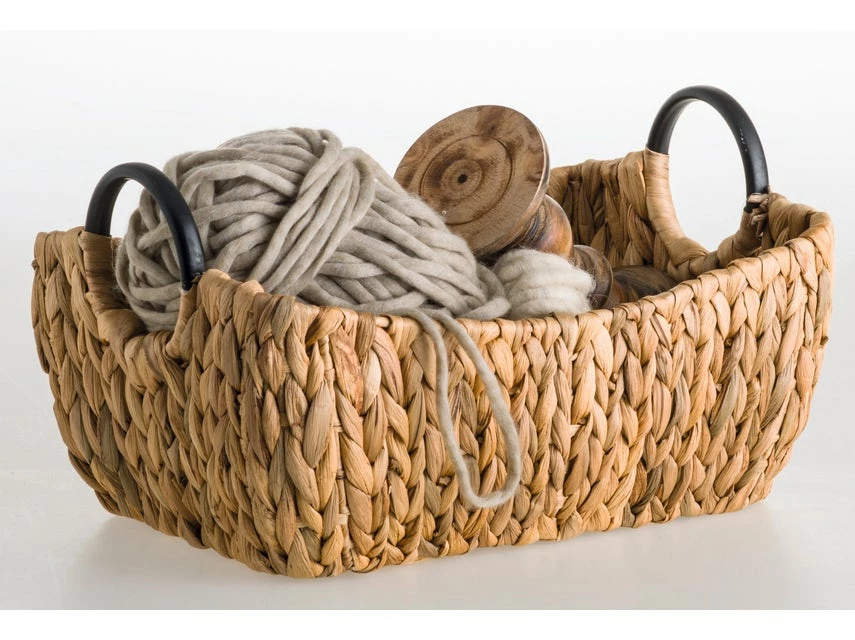 Budget 👍 Tragekorb Wasserhyazinthe M in braun 🌟 – Bild 2