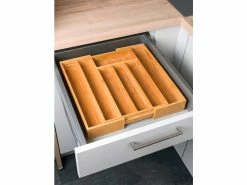 Auslauf 👏 Kitchen Basics Bestecklade Bambus in braun 🛒