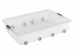 Budget 🎁 KIS Unterbettbox - 58/16,5/79 cm in transparent 🎉