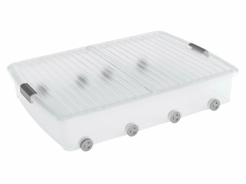 Budget 🎁 KIS Unterbettbox - 58/16,5/79 cm in transparent 🎉