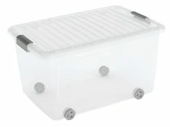 Top 10 🎉 KIS Aufbewahrungsbox "W" L mit 4 Rollen in transparent 🛒