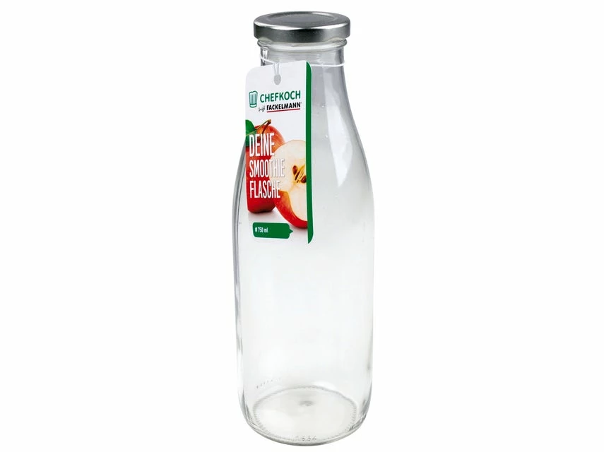 Neu ⭐ Chefkoch Smoothie Flasche 750 ml in transparent 🔥