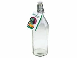 Blitzangebot 😍 Chefkoch Flasche m. Bügelverschluss 1000 ml in transparent 🌟