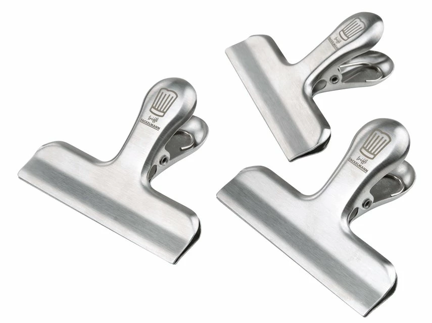 Beste Bewertungen von ❤️ Chefkoch Tütenclips 3 Stk. 7,8 cm in silberfarben 🔥