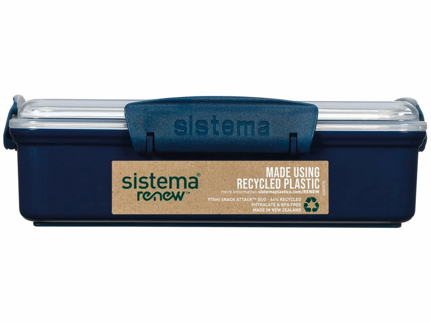Am billigsten ⌛ Sistema Snack Attack Duo "To Go" in mehrfarbig 😉 – Bild 3