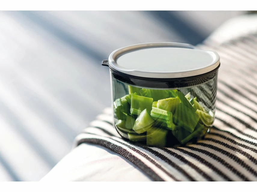 Blitzangebot 🎁 Like Glas- Lunchbox L rund "ToGo u. ToStay" in transparent ⭐