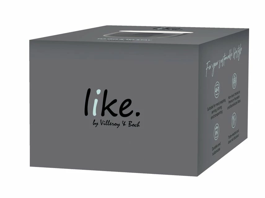 Blitzangebot 🎁 Like Glas- Lunchbox L rund "ToGo u. ToStay" in transparent ⭐ – Bild 4