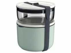 Brandneu 👍 Like Lunchbox-Set ToGo & ToStay rund 2-teilig in mehrfarbig ✔️