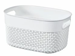 Budget 😉 Curver Aufbewahrungskorb Filo - 17,5/12/23,5 cm in weiß 😀