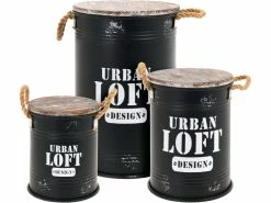 Rabatt 😉 Tonne Bistro - S in schwarz 🎉