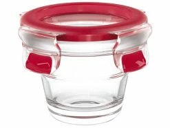 Billig 😉 Frischhaltedose rund 0,10 l "Clip&Close Glas" in transparent 😉