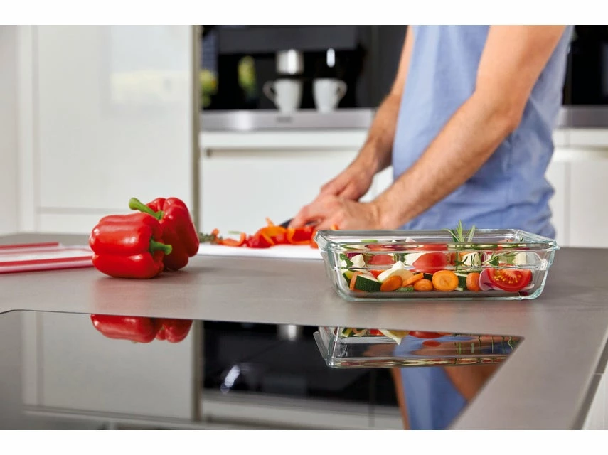 Billig 😉 Frischhaltedose rund 0,10 l "Clip&Close Glas" in transparent 😉 – Bild 7