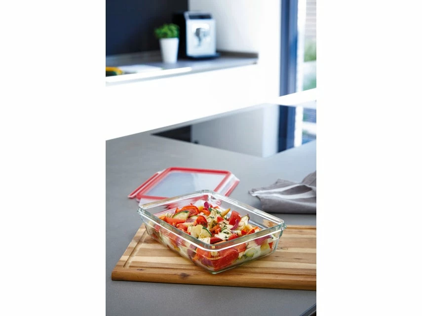 Billig 😉 Frischhaltedose rund 0,10 l "Clip&Close Glas" in transparent 😉 – Bild 6