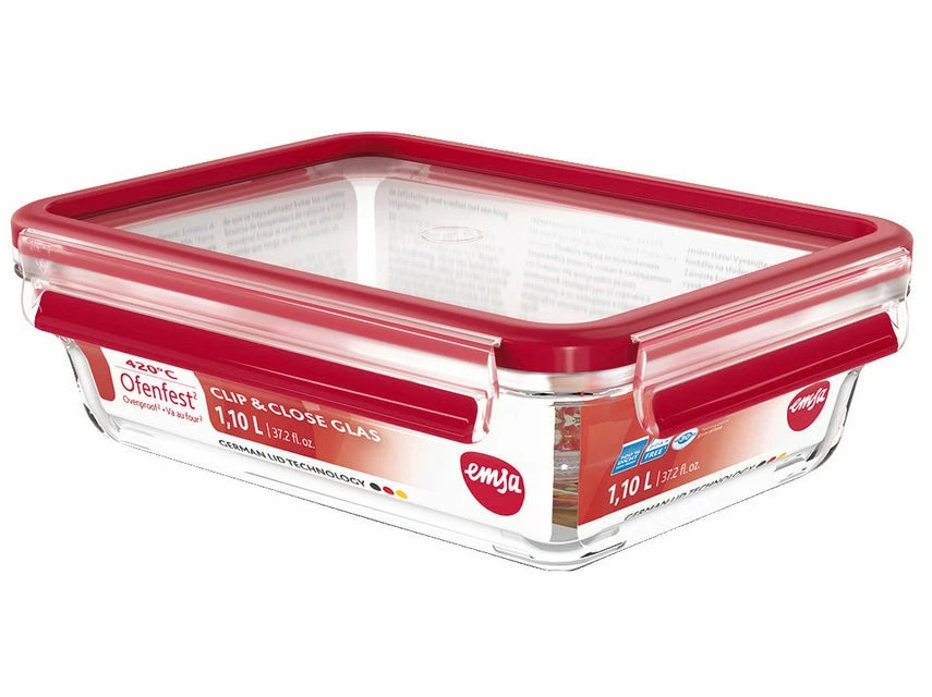 Top 10 😀 Frischhaltedose 1,10 l "Clip&Close Glas" in transparent ✨ – Bild 6