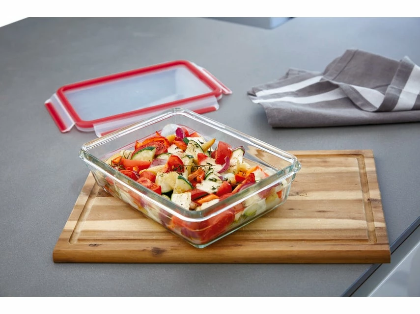 Rabatt ✨ 3 tlg. Frischhaltedosenset "Clip&Close Glas" in transparent 😉 – Bild 4