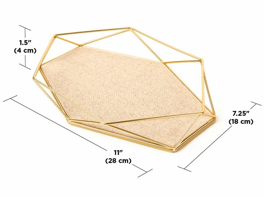 Am billigsten ✨ Umbra Schmuckablage / Prisma in goldfarben ❤️ – Bild 2