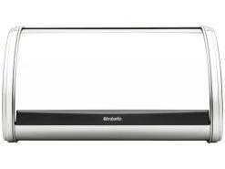 Brandneu ⭐ Brabantia Rollbrotkasten Single Brilliant Steel in silberfarben 🧨