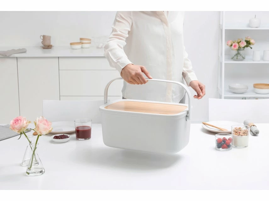 Coupon 🔔 Brabantia Brotkasten Nic hellgrau 😉 – Bild 3