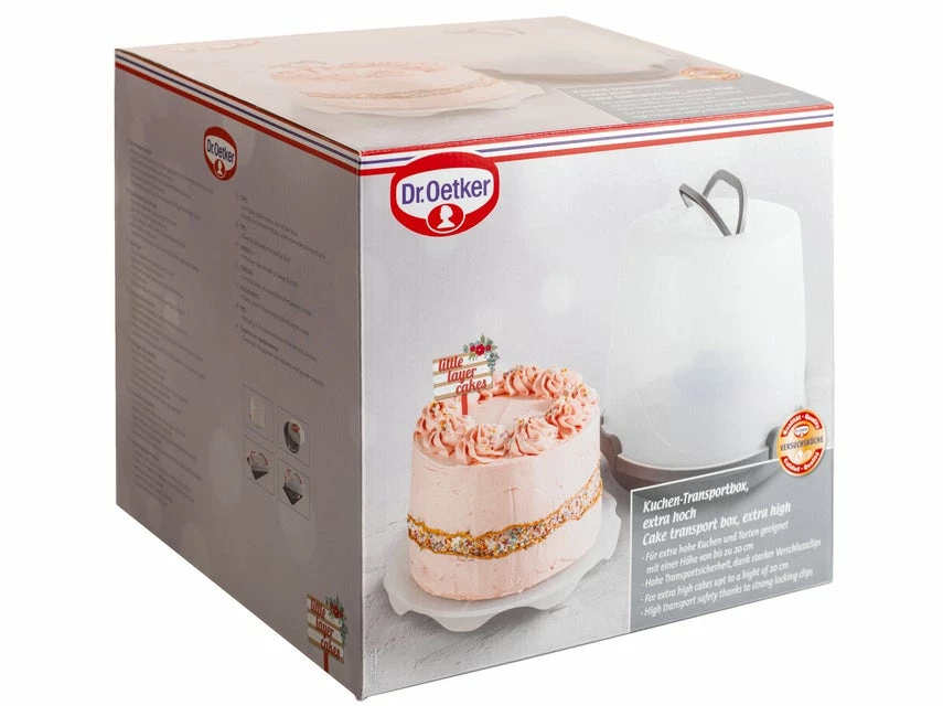 Bestpreis ⭐ Dr. Oetker Kuchen-Transportbox "Bake & Go" in transparent 👍 – Bild 4
