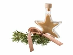 Brandneu ❤️ Flasche Stern 10 cl mit Korken in transparent 😍