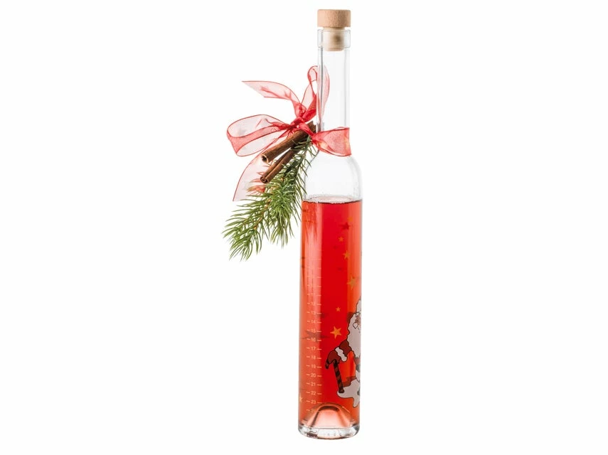 Besorgen 🥰 Flasche Adventkalender 35 cl mit Korken in transparent 🥰 – Bild 2