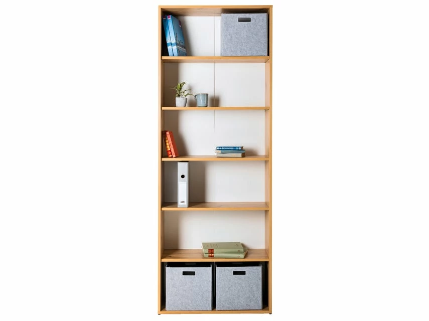 Aktion 👏 Regal Vito Pronto - 80/216/35 cm in braun ⌛ – Bild 2