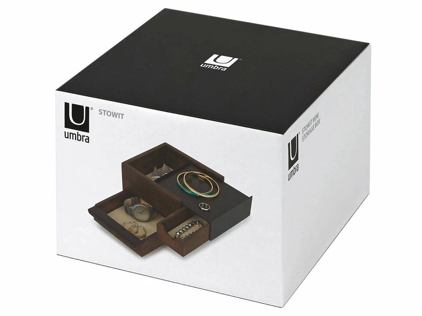 Am billigsten ⌛ Umbra Schmuckbox Stowit in schwarz 🥰 – Bild 6