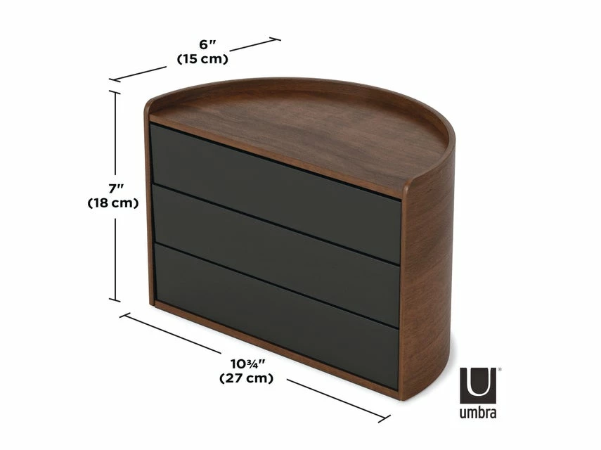 Besorgen 🔥 Umbra Aufbewahrungsbox Moona in schwarz 🌟 – Bild 4