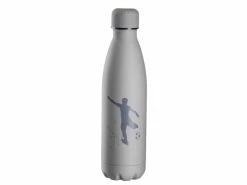 Budget ✨ Thermosflasche Fußball grau - 0,5 Liter 💯