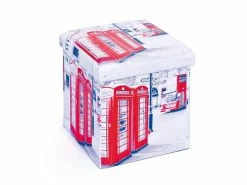 Aktion ⌛ Vivre Faltbox Setti klein London mit Sitzpolster in mehrfarbig 🔥