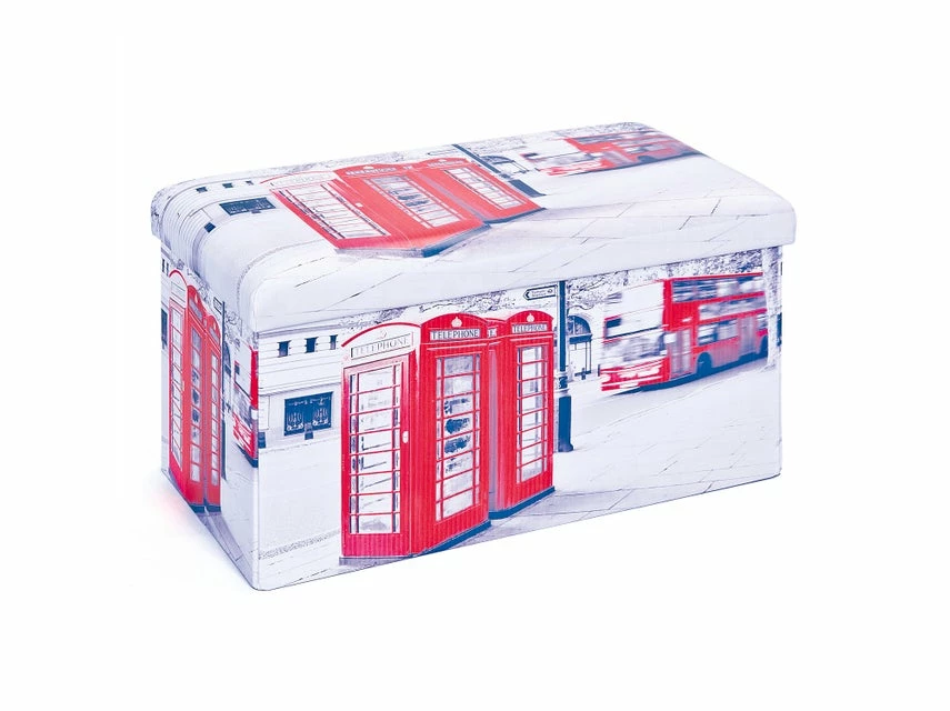 Budget 🎁 Vivre Faltbox Setto groß London mit Sitzpolster in mehrfarbig ⌛