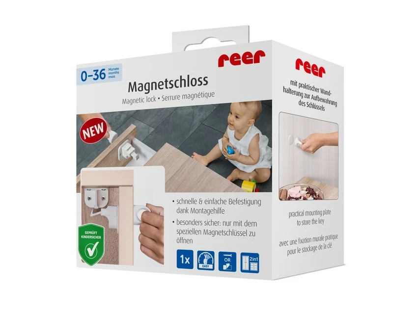 Bestpreis 🧨 Reer Magnetschloss Weiß 🎁 – Bild 6